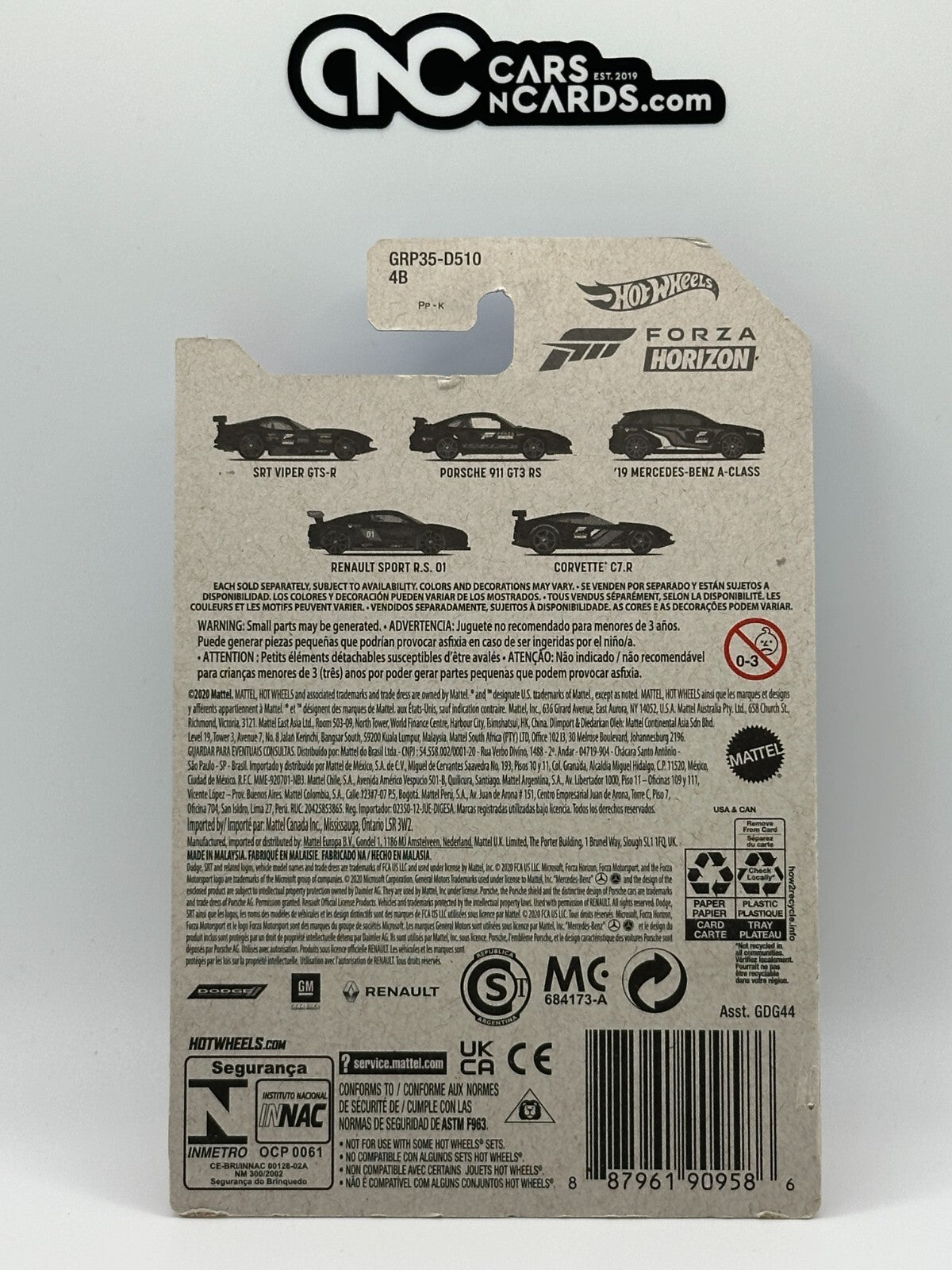 2021 Hot Wheels Forza Horizon 3/5 '19 Mercedes-Benz A-Class
