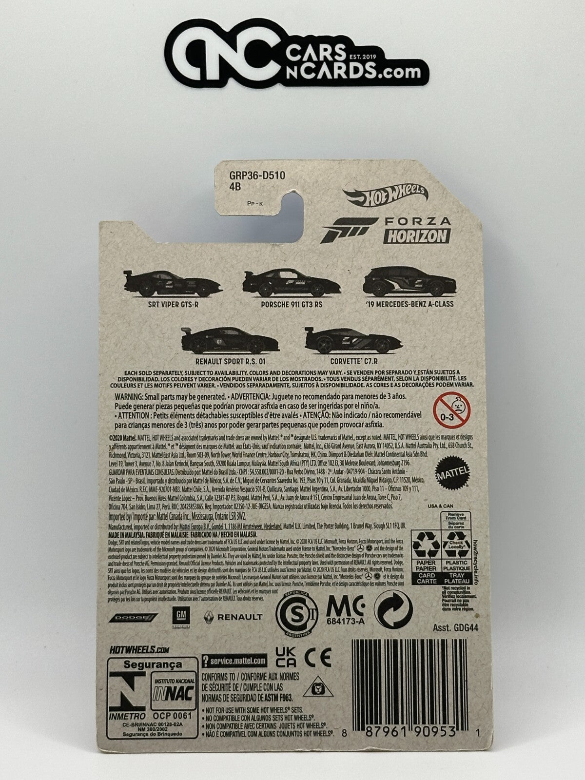 2021 Hot Wheels Forza Horizon 4/5 Renault Sport R.S. 01
