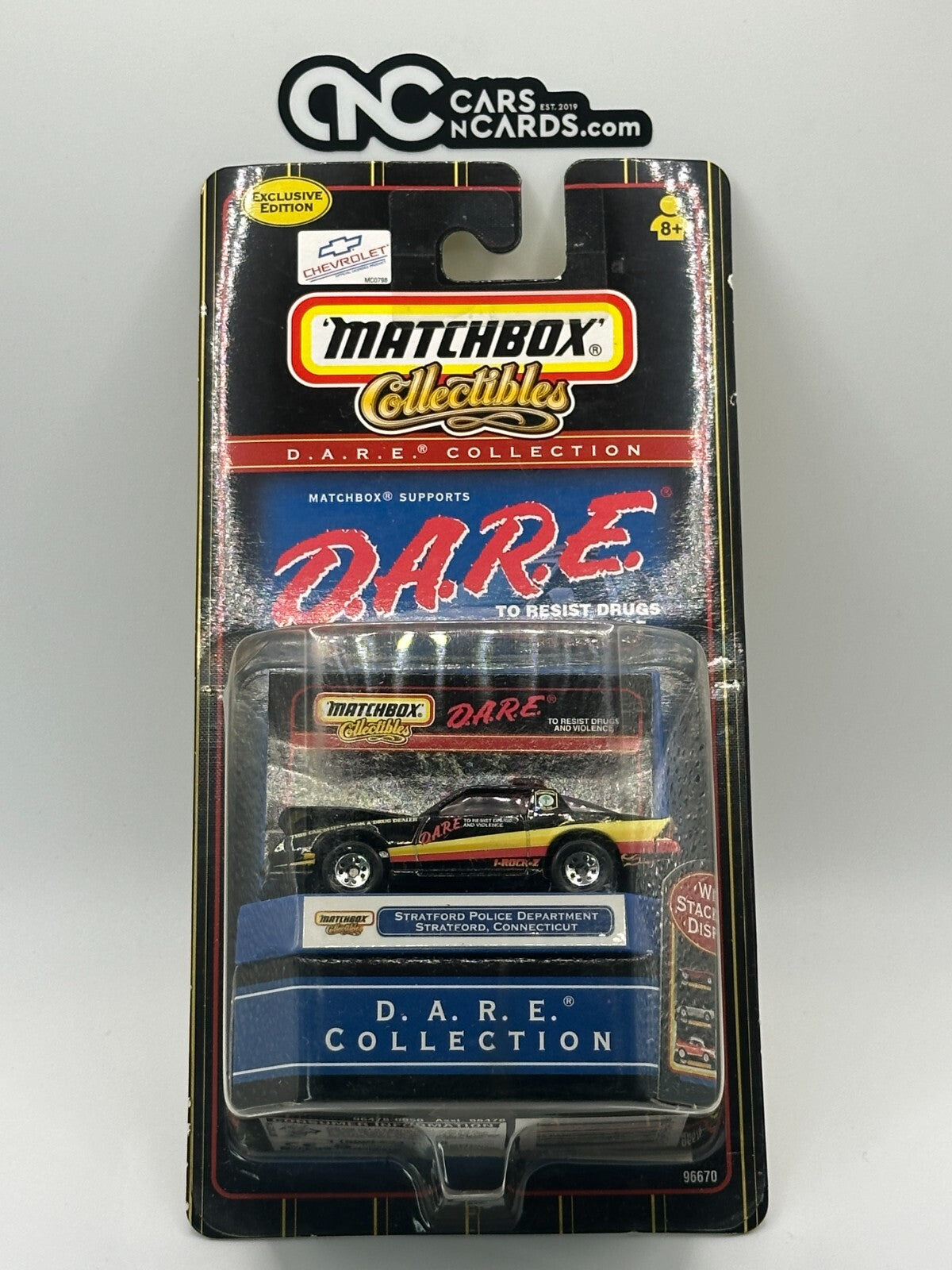 1999 Matchbox Collectibles D.A.R.E Collection Stratford Police Camaro I-Roc Z