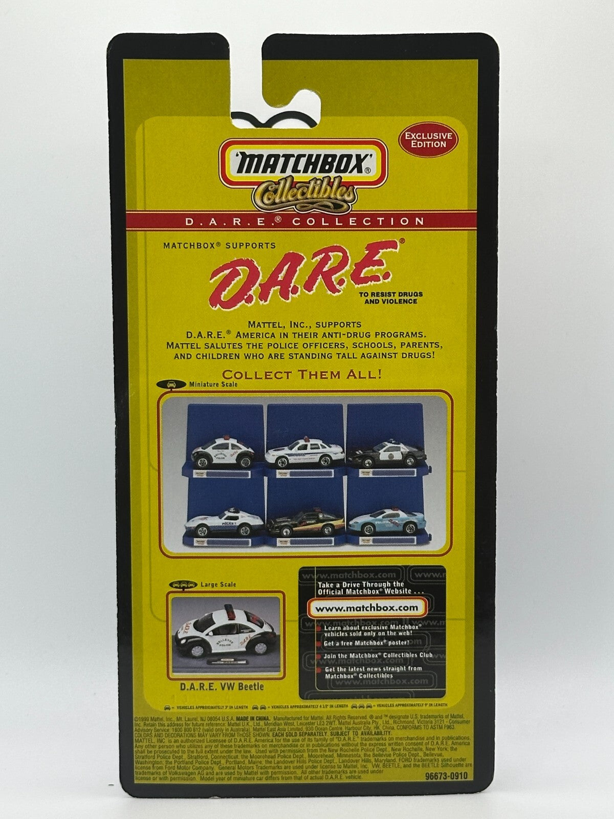 1999 Matchbox Collectibles D.A.R.E Collection Portland Maine Pontiac Firebird