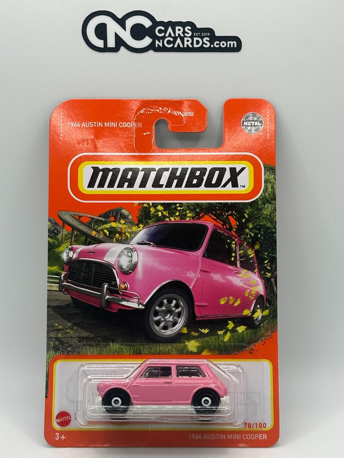 2022 Matchbox 1964 Austin Mini Cooper Pink 78/100