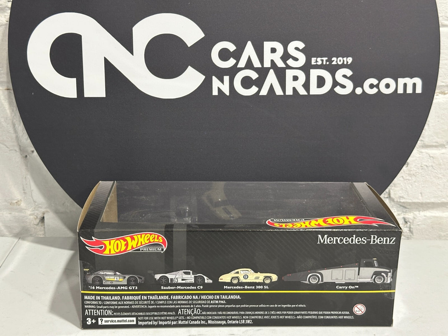 2021 Hot Wheels Premium Diorama Mercedes-Benz 300 SL/ C9/ AMG GT3