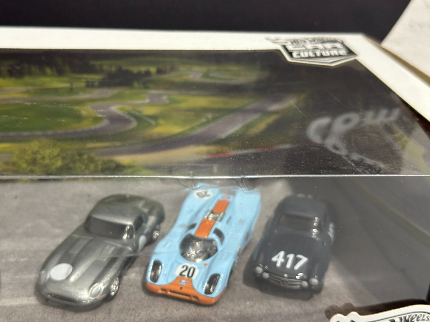 2020 Hot Wheels Premium Diorama Racers Jaguar/Porsche 917KH/ Mercedes-Benz 300SL