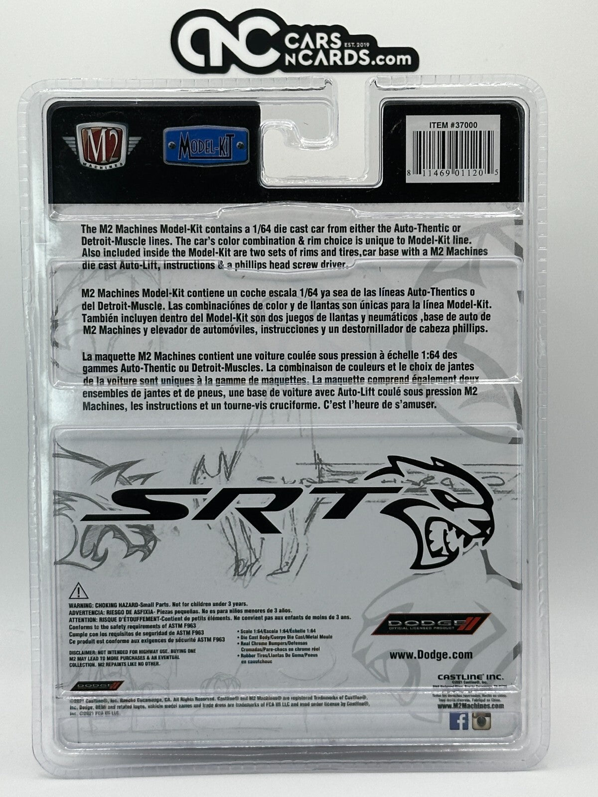 M2 Ground Pounders SRT 1969 Dodge Charger Daytona HEMI Chase 750 Limited Edition