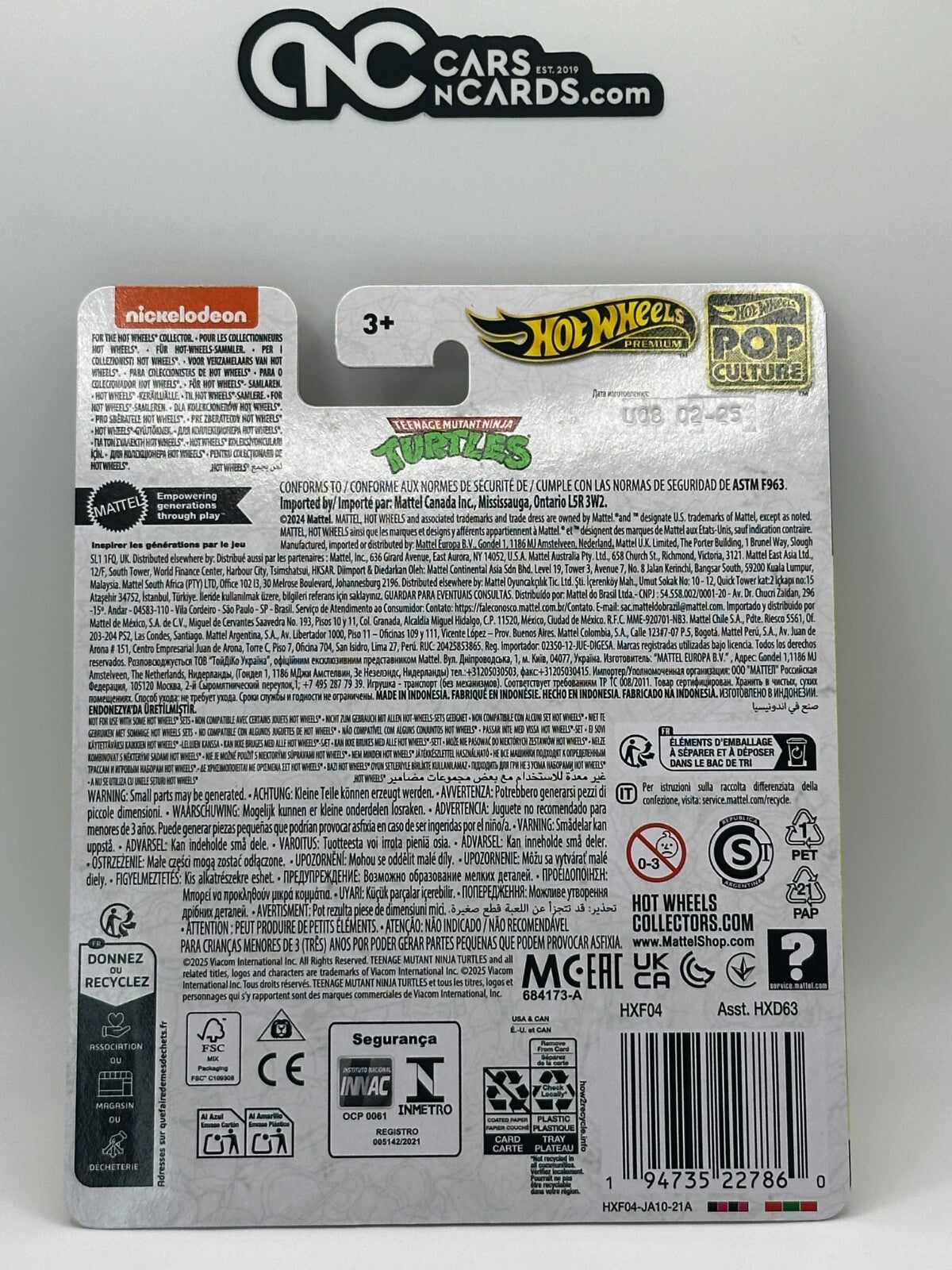 2025 Hot Wheels Premium Pop Culture Teenage Mutant Ninja Turtles Party Wagon