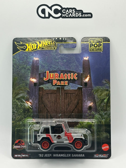 2025 Hot Wheels Premium Pop Culture Jurassic Park '92 Jeep Wrangler Sahara