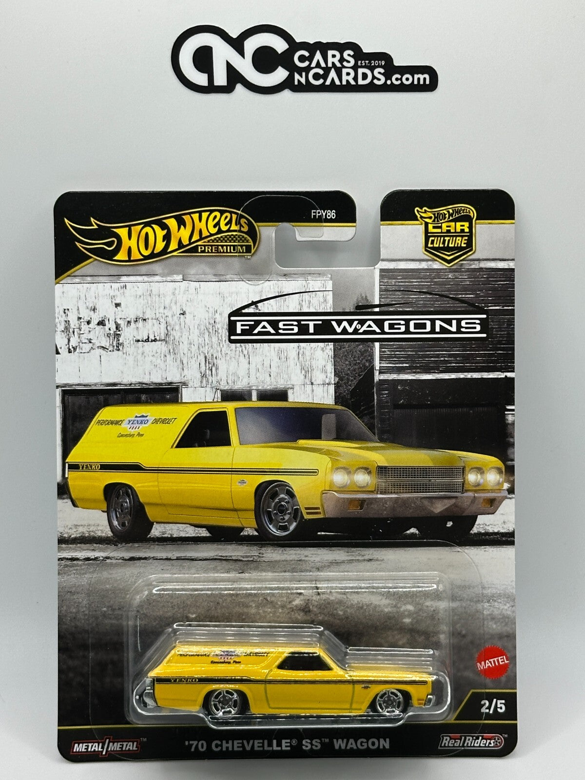 2025 Hot Wheels Premium Car Culture Fast Wagons 2/5 '70 Chevelle SS Wagon Yenko