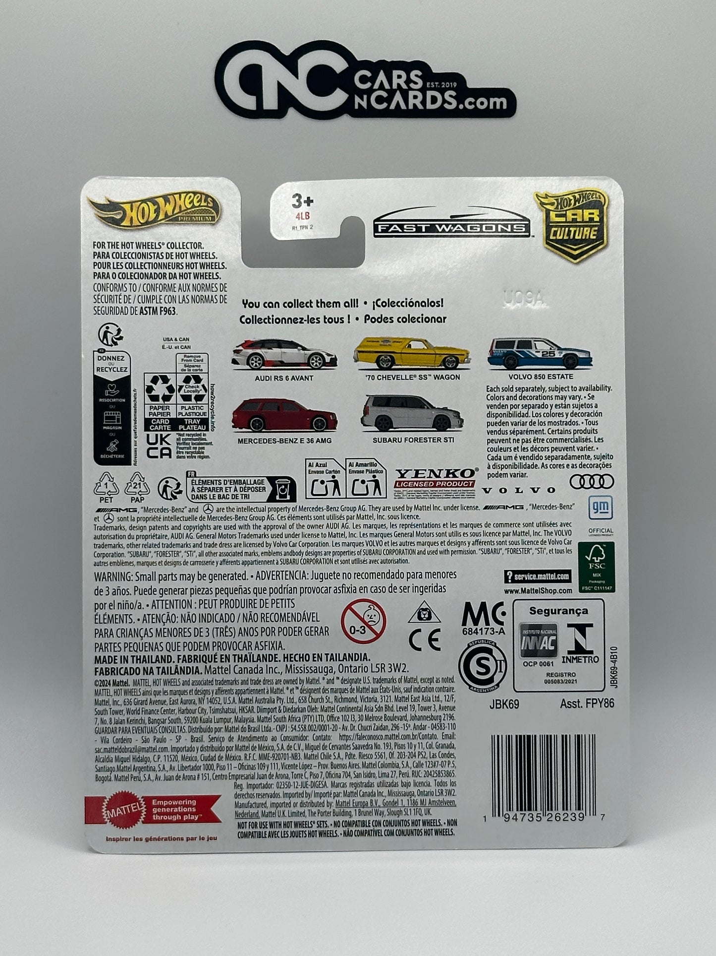 2025 Hot Wheels Premium Car Culture Fast Wagons 4/5 Mercedes-Benz E36 AMG