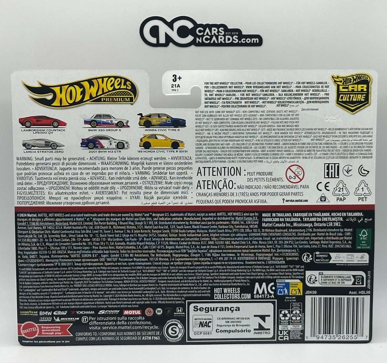 2025 Hot Wheels Premium Car Culture 2 Pack BMW 320 Group 5 & 2001 BMW M3 GTR