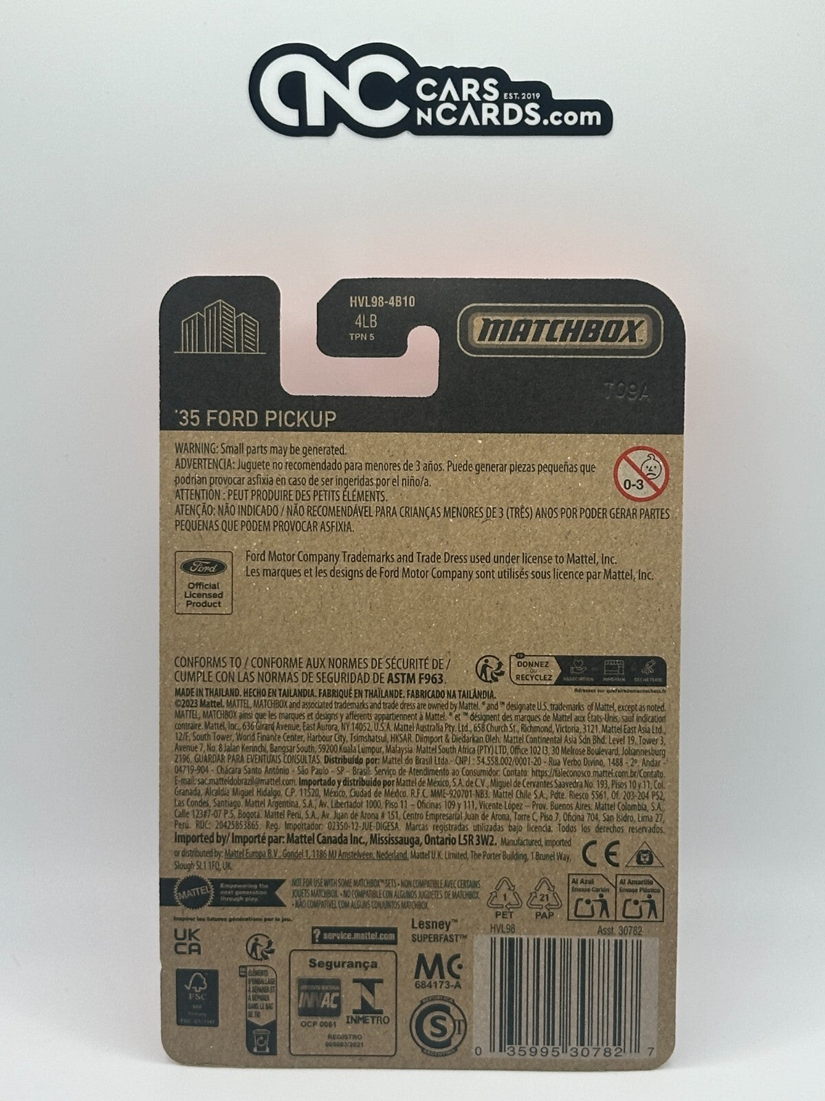 2024 Matchbox Super Chase '35 Ford Pickup With Protector