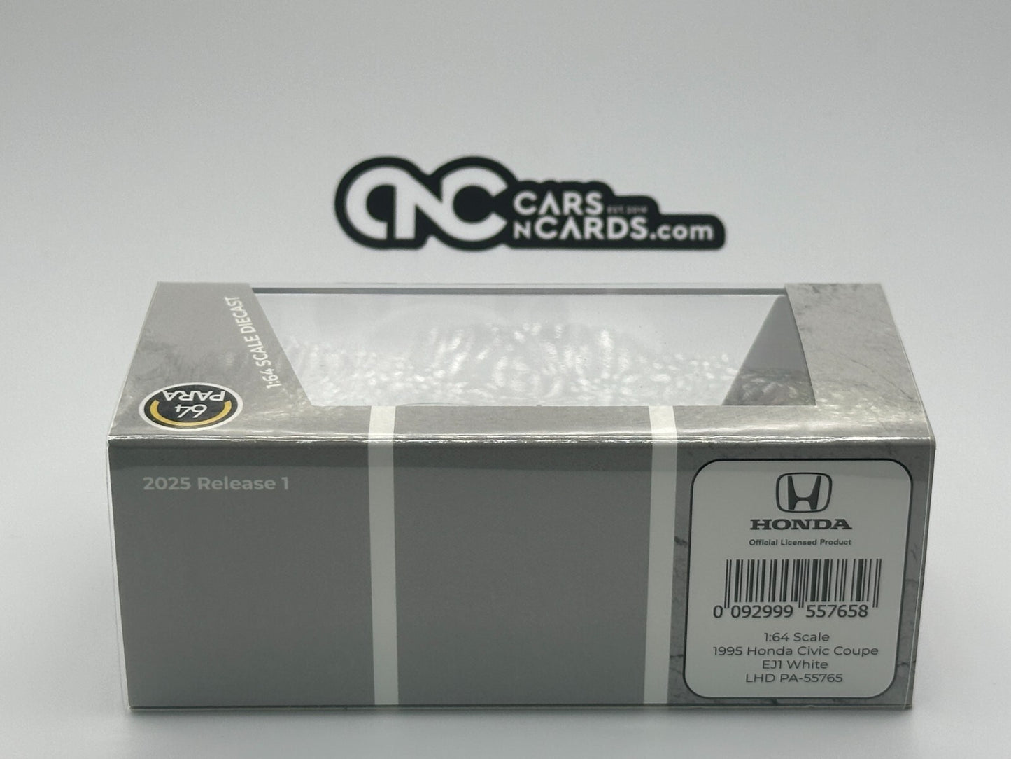 PARA64 1:64 1995 Honda Civic Coupe EJ1 White LHD PA-55765