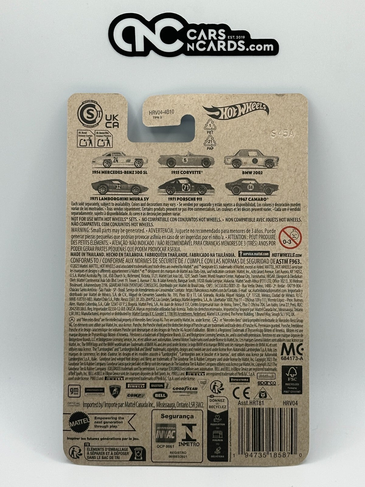 2024 Hot Wheels Vintage Racing Club 3/6 1971 Porsche 911