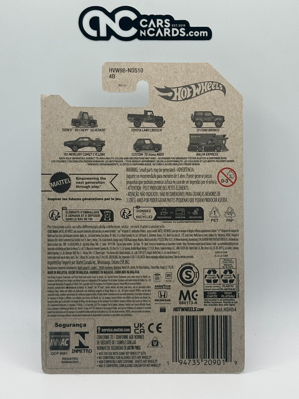 2024 Hot Wheels Pearl & Chrome Mercury Comet Cyclone 56 Anniversary Soft Corners