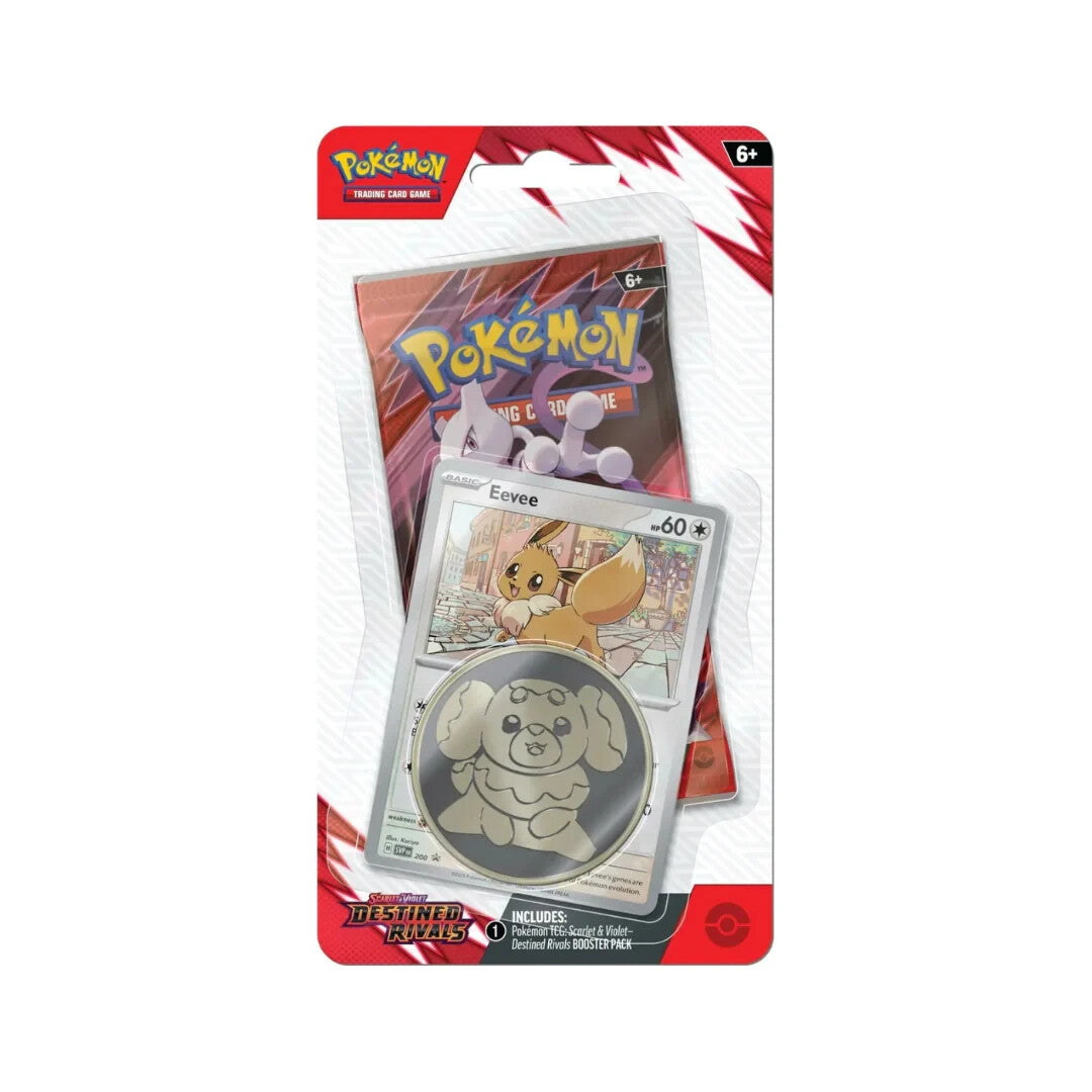 Pokemon Scarlet & Violet Destined Rivals Checklane Blister Eevee Sealed