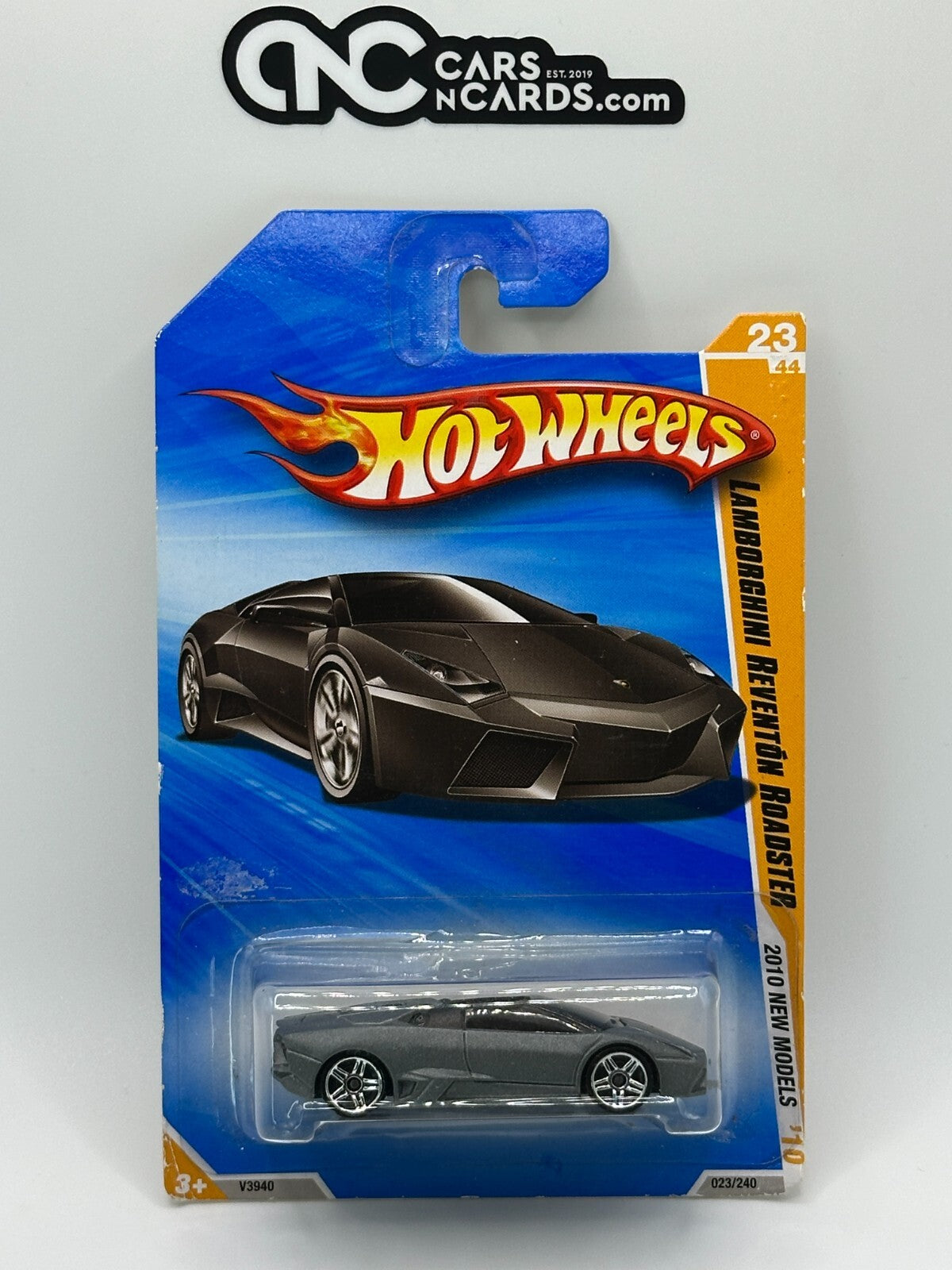 2010 Hot Wheels New Models 23/44 Lamborghini Reventon Roadster (Soft Corners)
