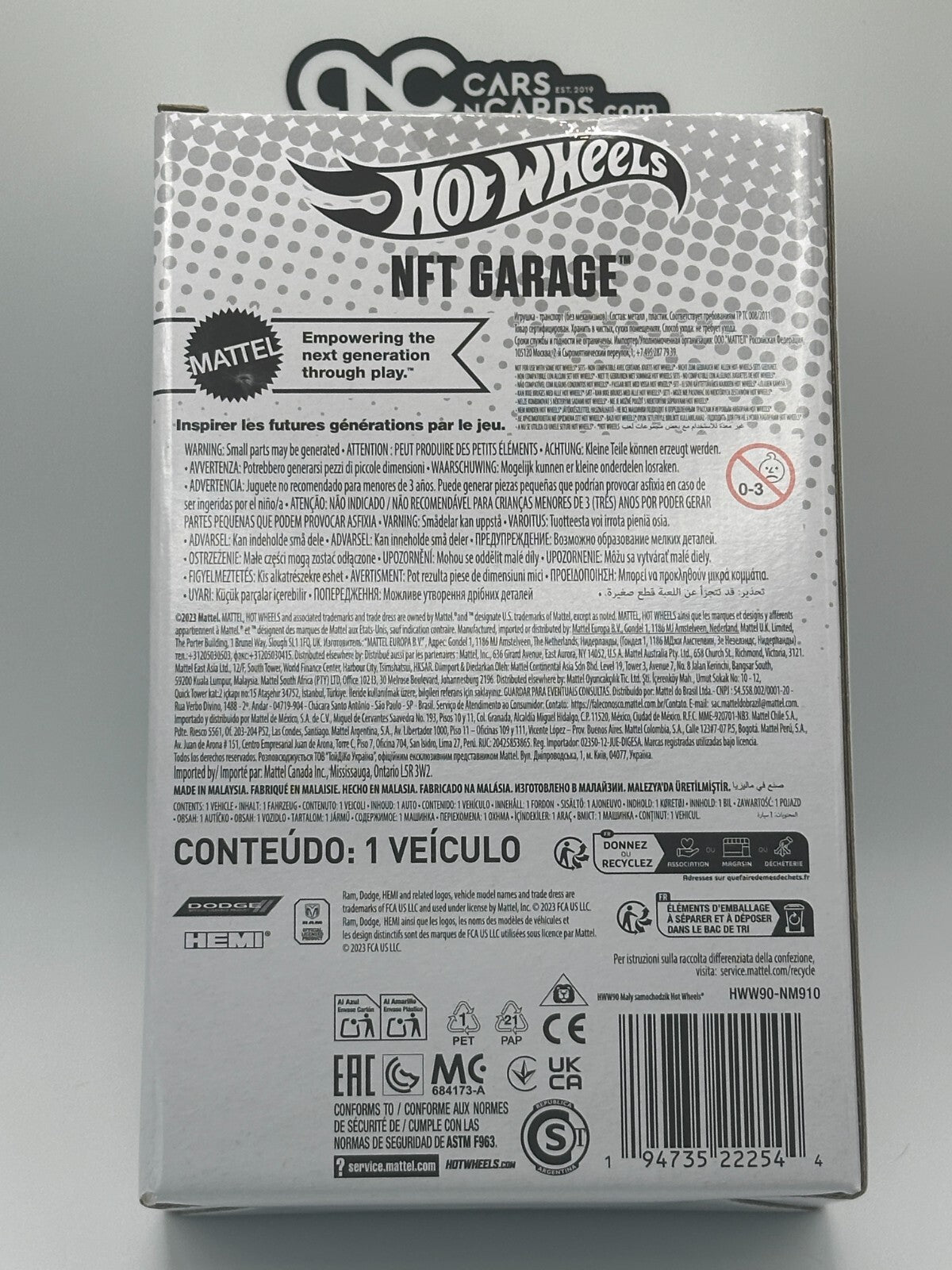 2023 Hot Wheels NFTGarage Series 7 HW Hot Trucks '70 Dodge Power Wagon Sealed