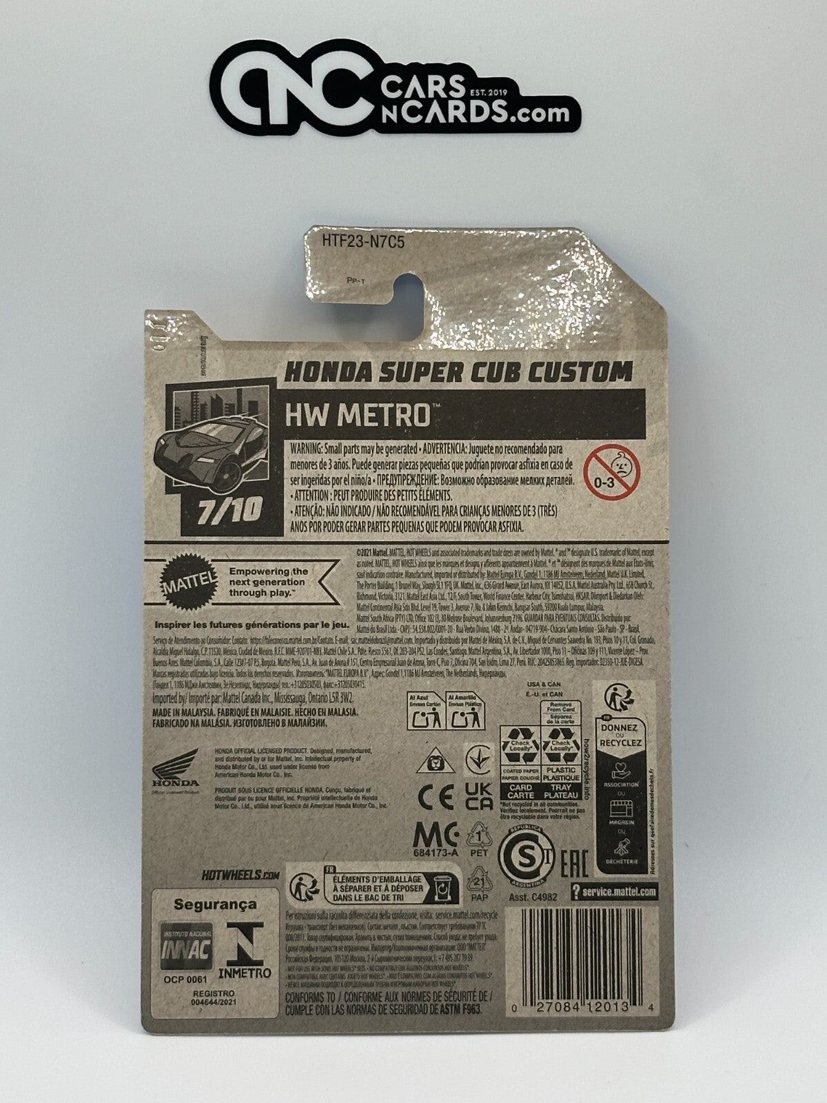 2024 Hot Wheels HW Metro 7/10 Honda Super Cub Custom Treasure Hunt