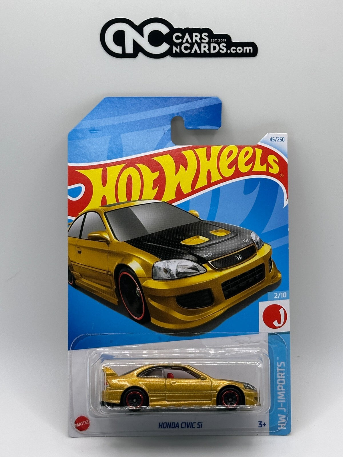2024 Hot Wheels HW J-Imports 2/10 Honda Civic SI Gold