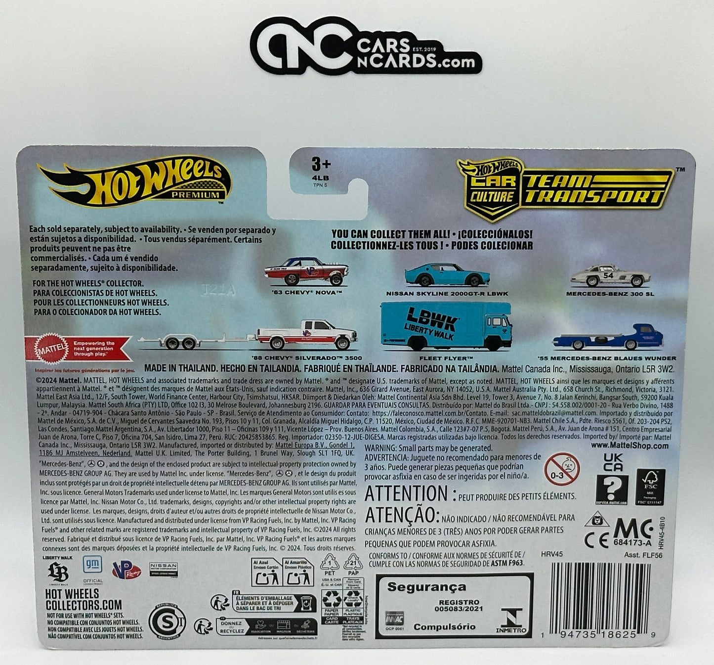 2024 Hot Wheels Premium Car Culture Team Transport Skyline LBWK