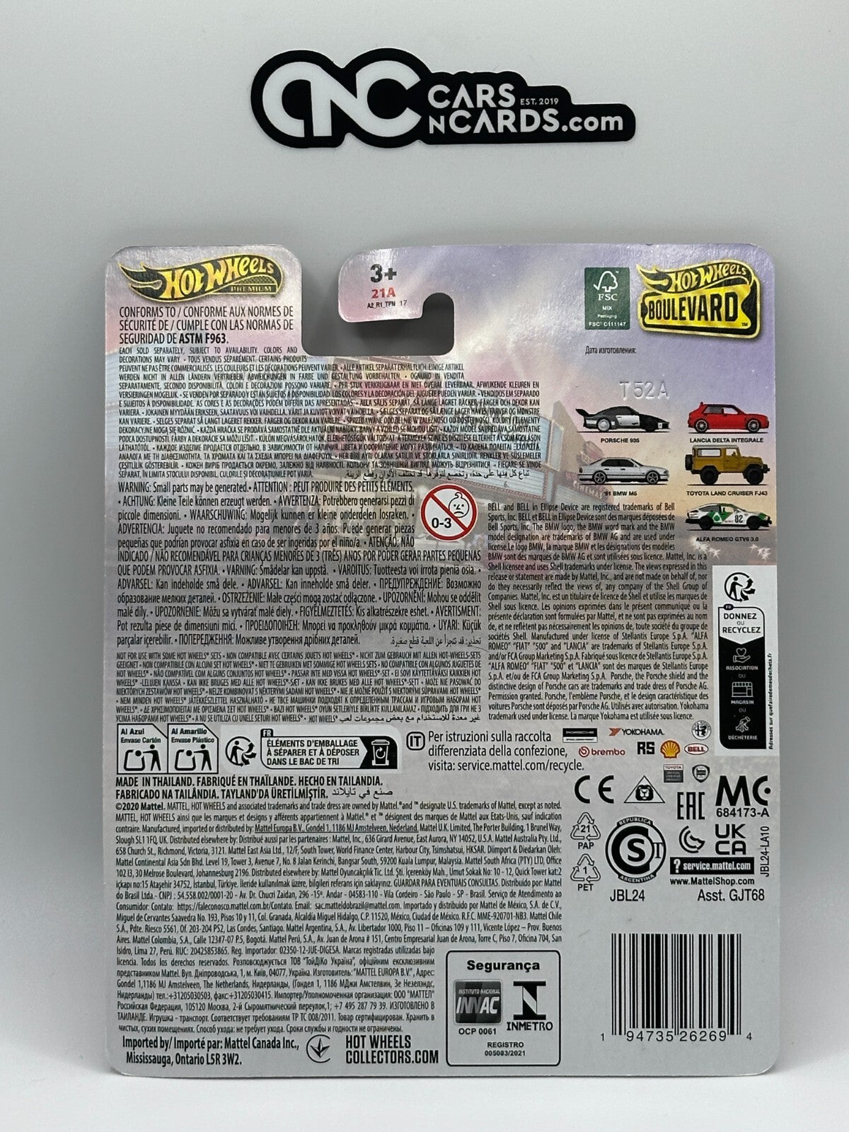 2025 Hot Wheels Premium Boulevard #118 '91 BMW M5 White