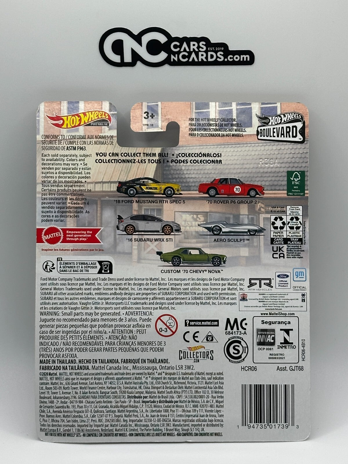 2022 Hot Wheels Premium Boulevard #64 Aero Sculpt