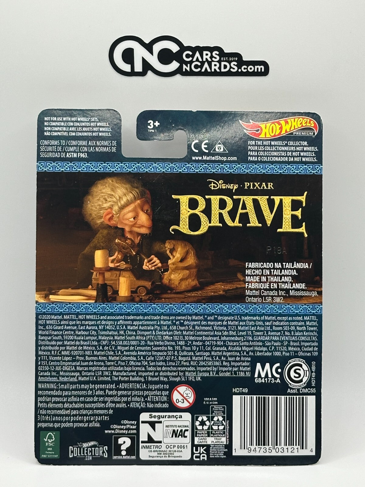 2021 Hot Wheels Premium Pop Culture Disney Pixar Brave Pizza Planet Truck