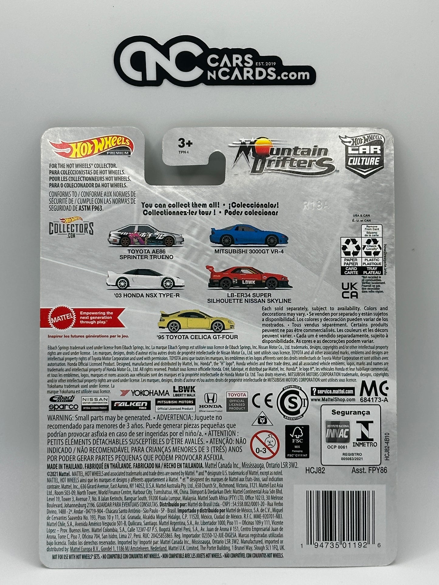 2022 Hot Wheels Premium Car Culture Mountain Drifters Toyota Celica
