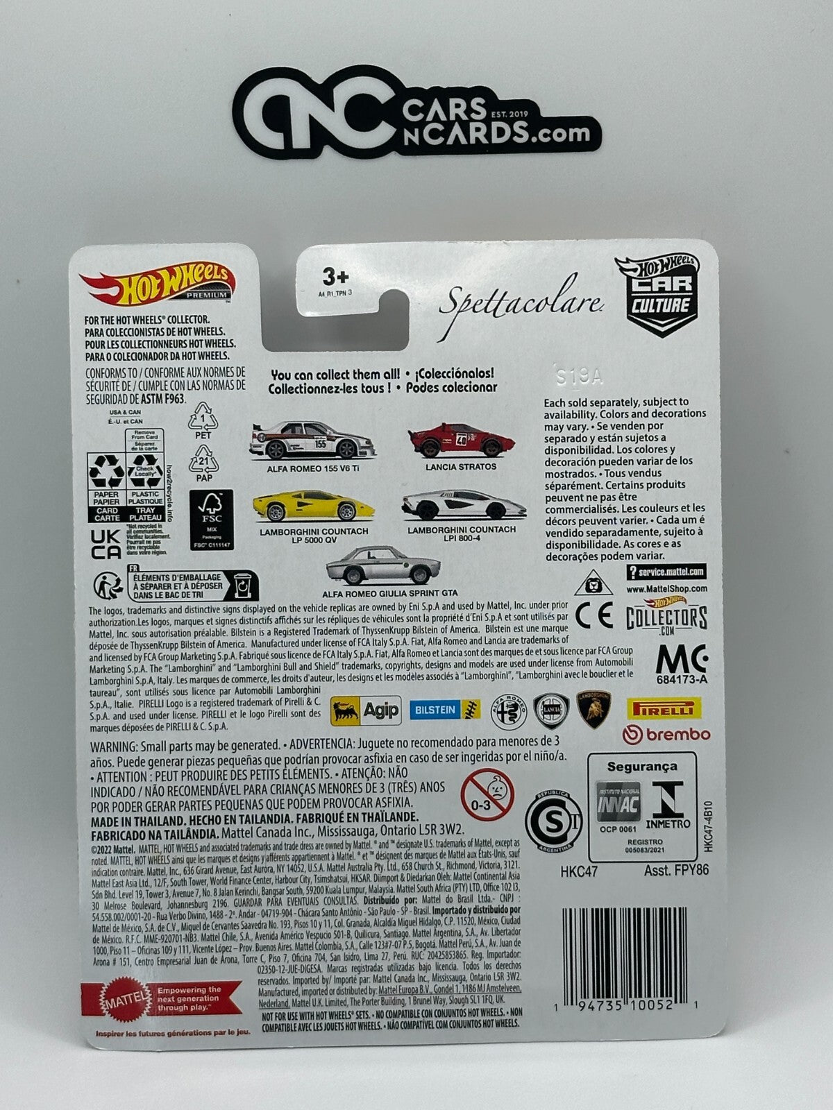 2023 Hot Wheels Premium Car Culture Spettacolare Full Set of 5 Cars