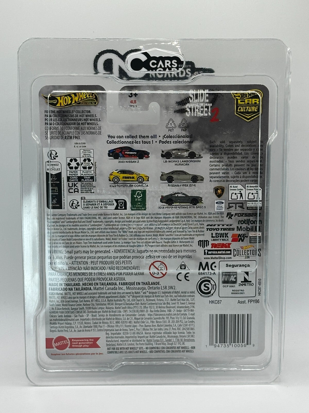 2024 Hot Wheels Premium Car Culture Slide Street 2 0/5 Toyota GR Corolla Chase