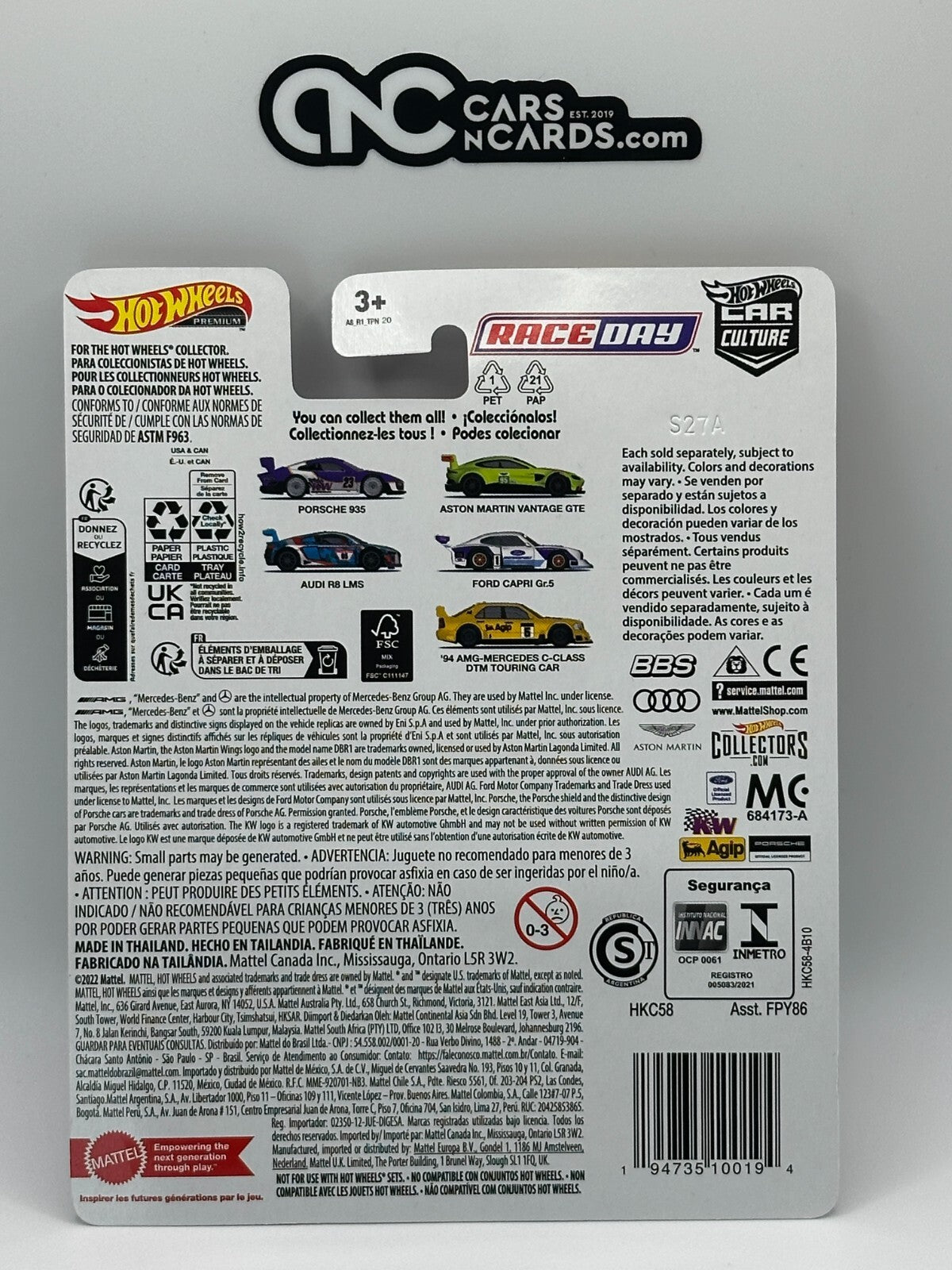 2023 Hot Wheels Premium Car Culture Race Day Full Set of 5 Cars