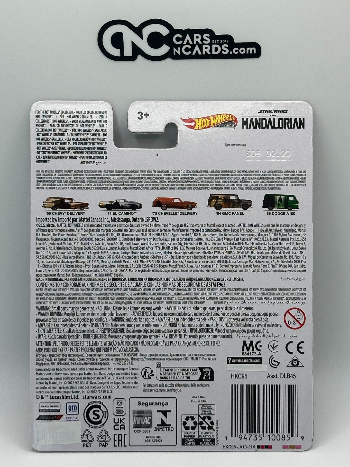 2023 Hot Wheels Premium Pop Culture 2/5 Star Wars Mandalorian '71 El Camino