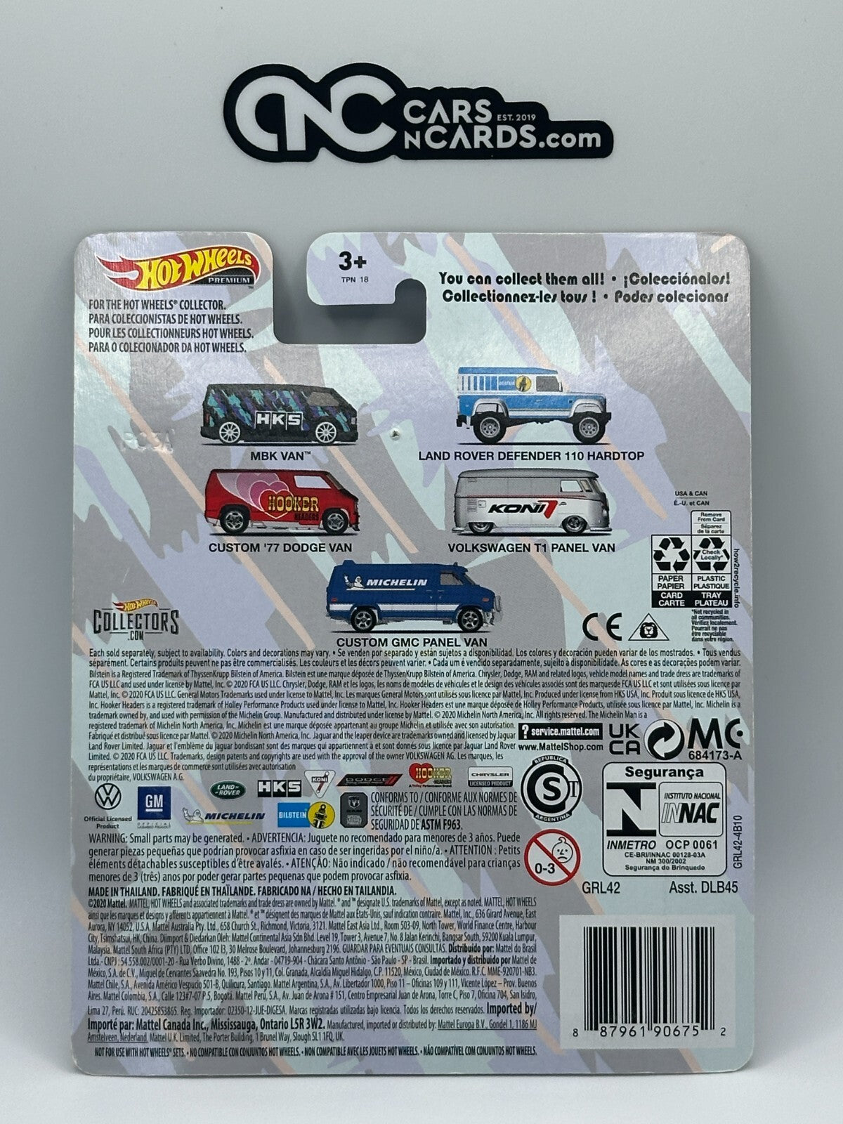2021 Hot Wheels Premium Pop Culture 1/5 HKS MBK Van (Small Hole in Card)