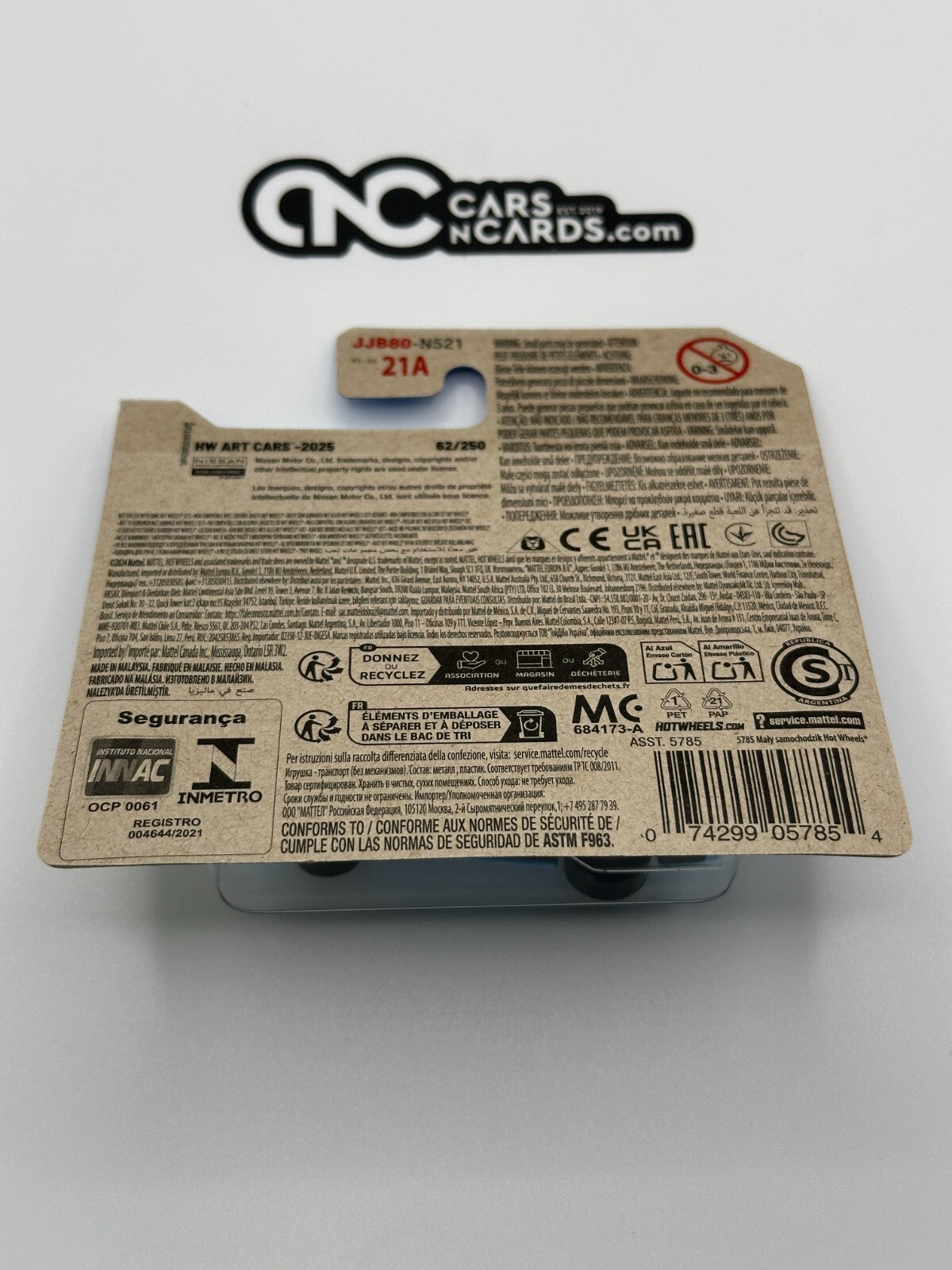 2025 Hot Wheels HW Art Cars 4/10 Datsun 240Z Short Card