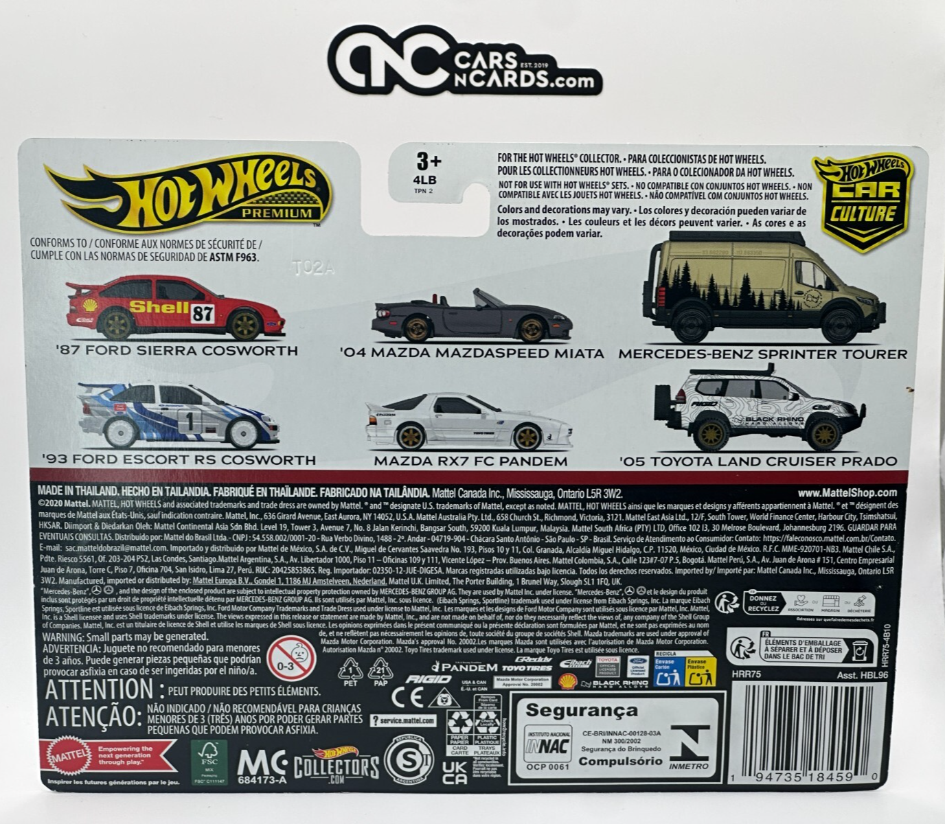 2024 Hot Wheels Premium Car Culture Mazdaspeed Miata & Mazda RX7 FC Pandem
