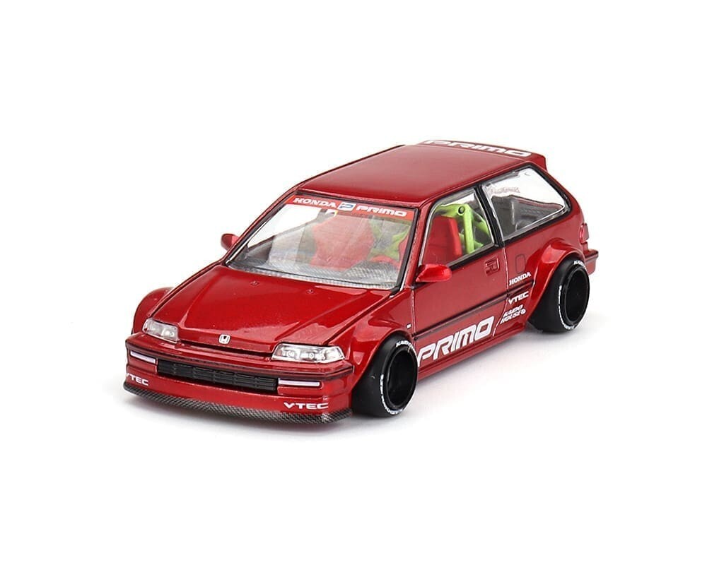 Kaido House x Mini GT 1:64 Honda Civic (EF) Kaido Works V2- M Red Sealed