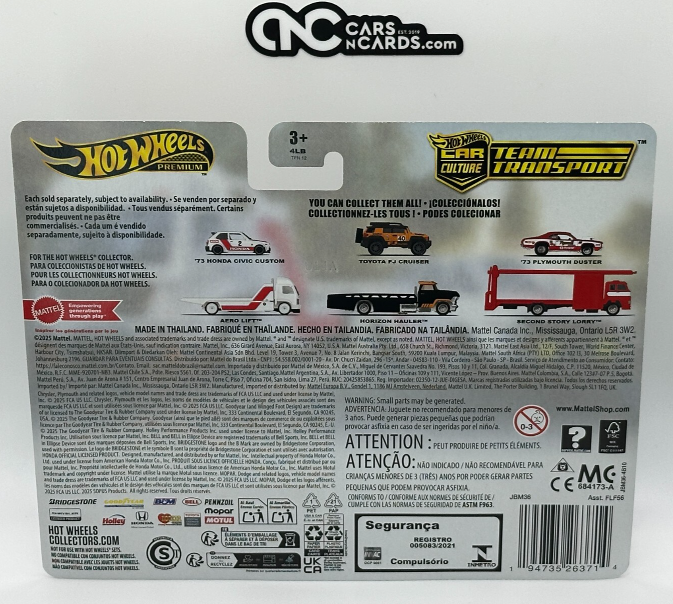 2025 Hot Wheels Premium Car Culture Team Transport '73 Honda Civic Custom #80