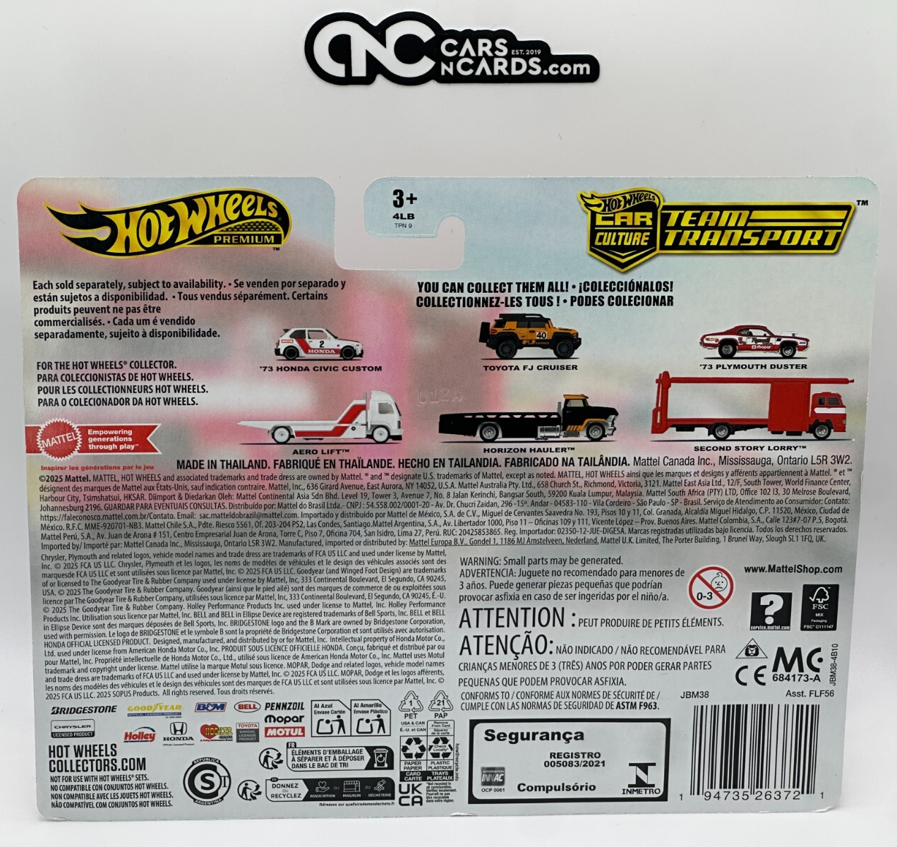 2025 Hot Wheels Premium Car Culture Team Transport ‘73 Plymouth Duster Mopar #82