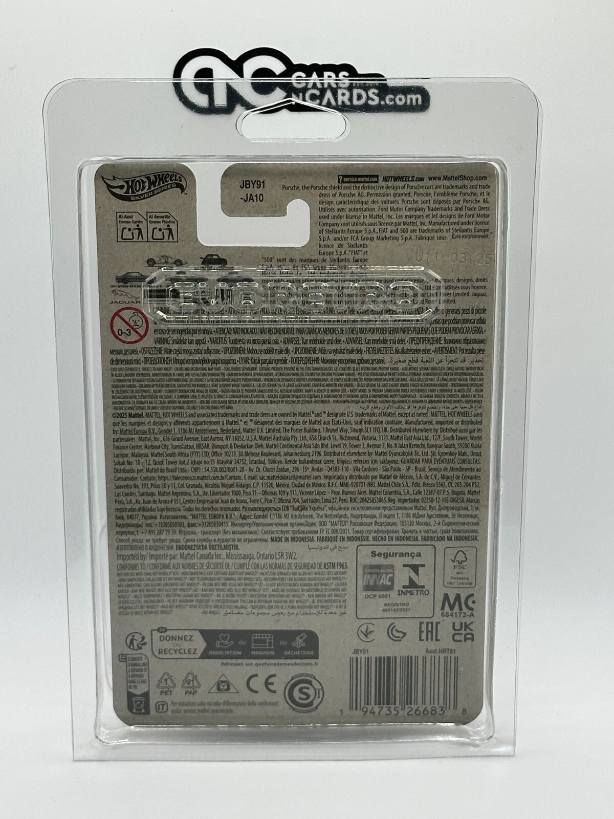 2025 Hot Wheels Silver Series National Icons 5/5 '67 Porsche 911 R Chase