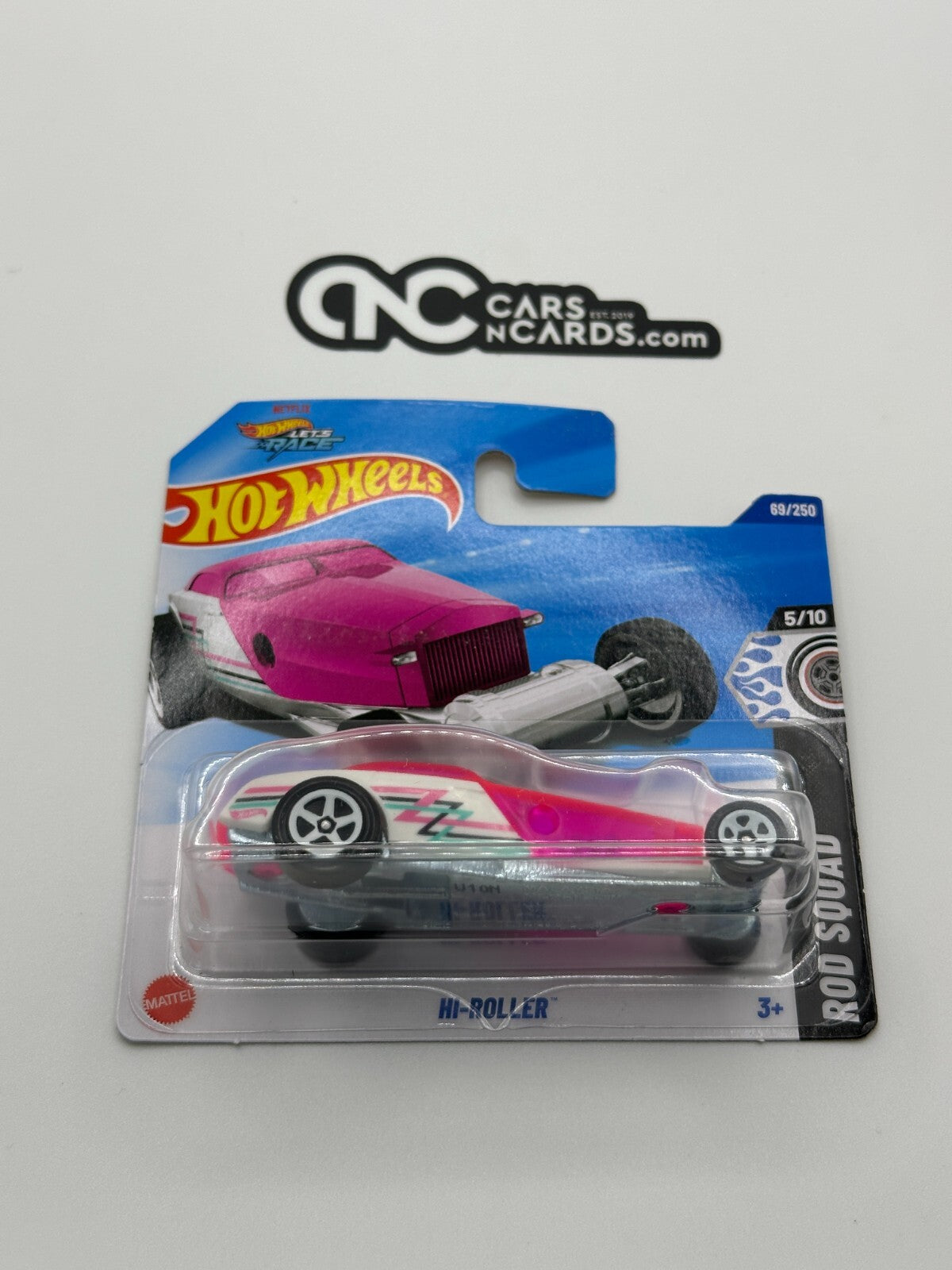2025 Hot Wheels Rod Squad 5/10 Hi-Roller Short Card
