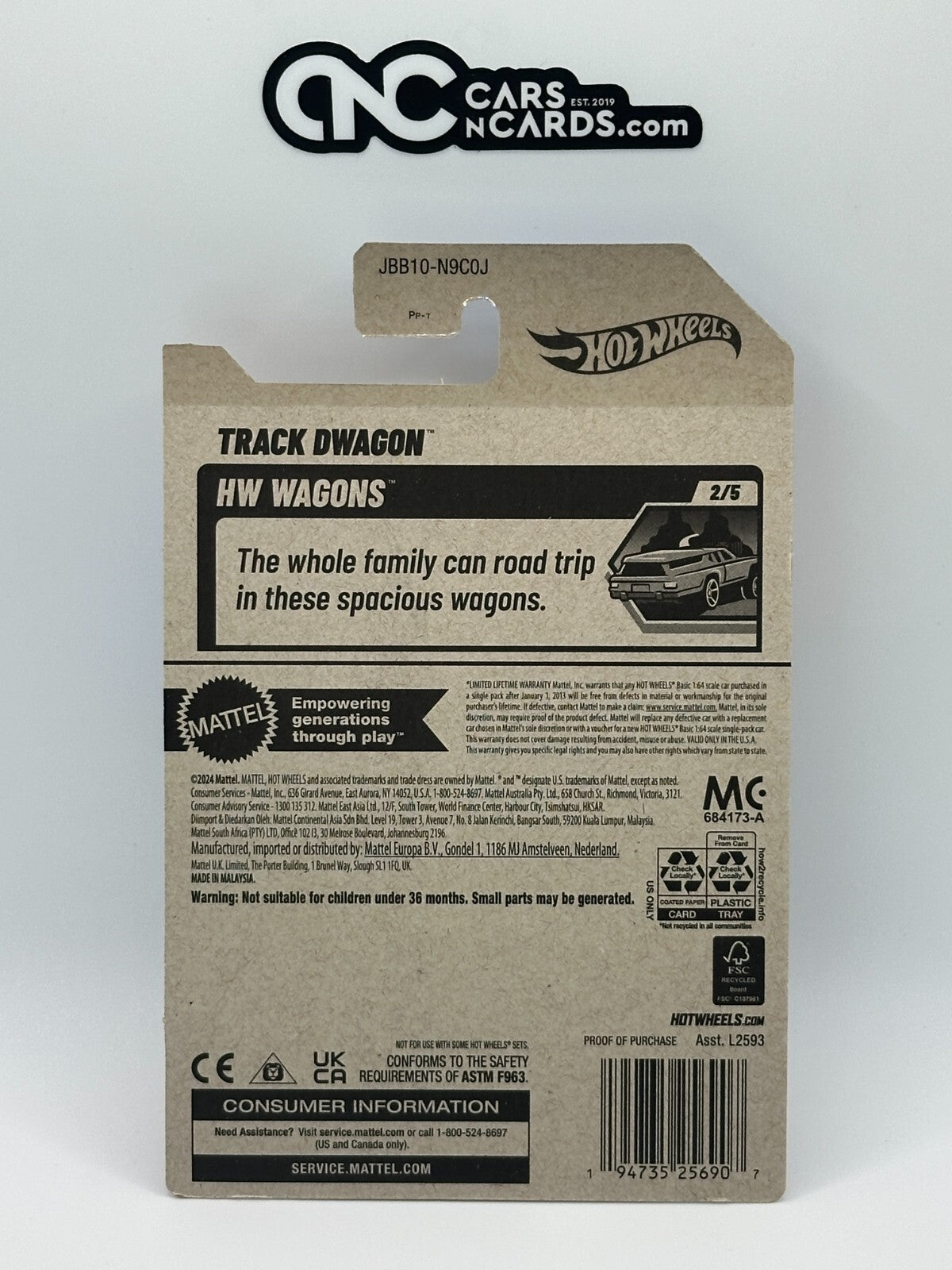 2025 Hot Wheels HW Wagons 2/5 Track Dwagon