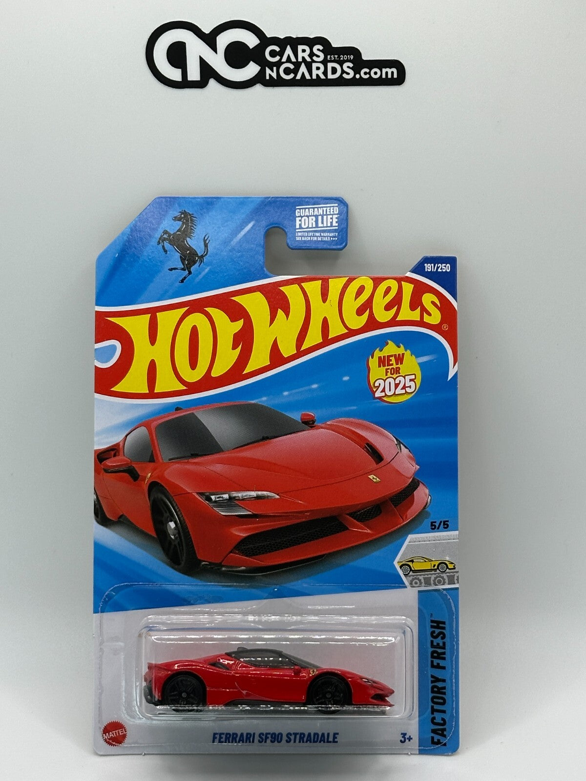 2025 Hot Wheels Factory Fresh 5/5 Ferrari SF90 Stradale