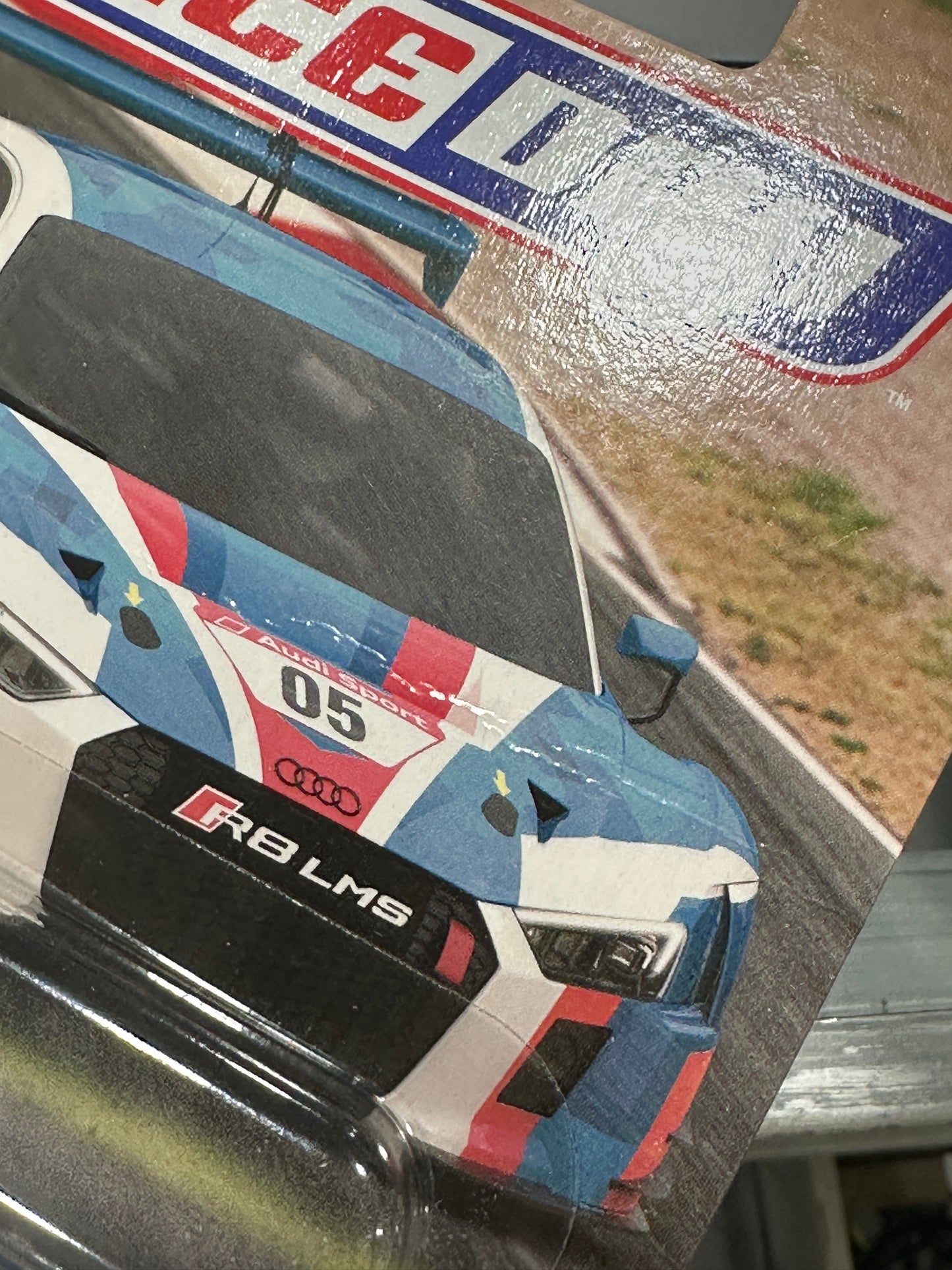 2023 Hot Wheels Premium Car Culture Race Day 3/5 Audi R8 LMS (Card Crease)