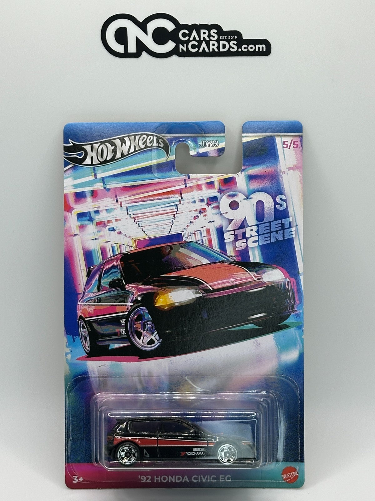 2024 Hot Wheels Silver Series 90s Street Scene 5/5 '92 Honda Civic EG