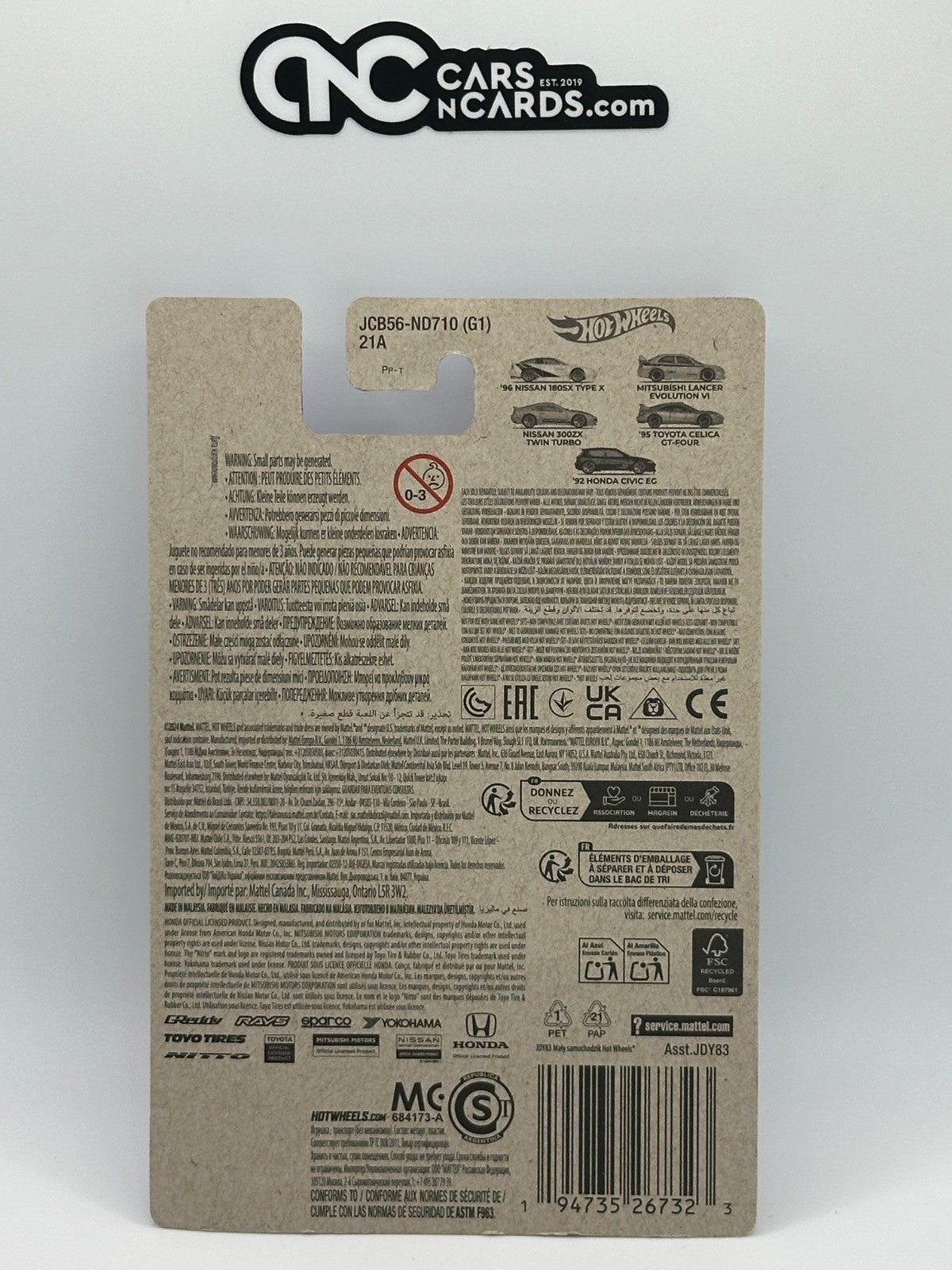 2024 Hot Wheels Silver Series 90s Street Scene 5/5 '92 Honda Civic EG