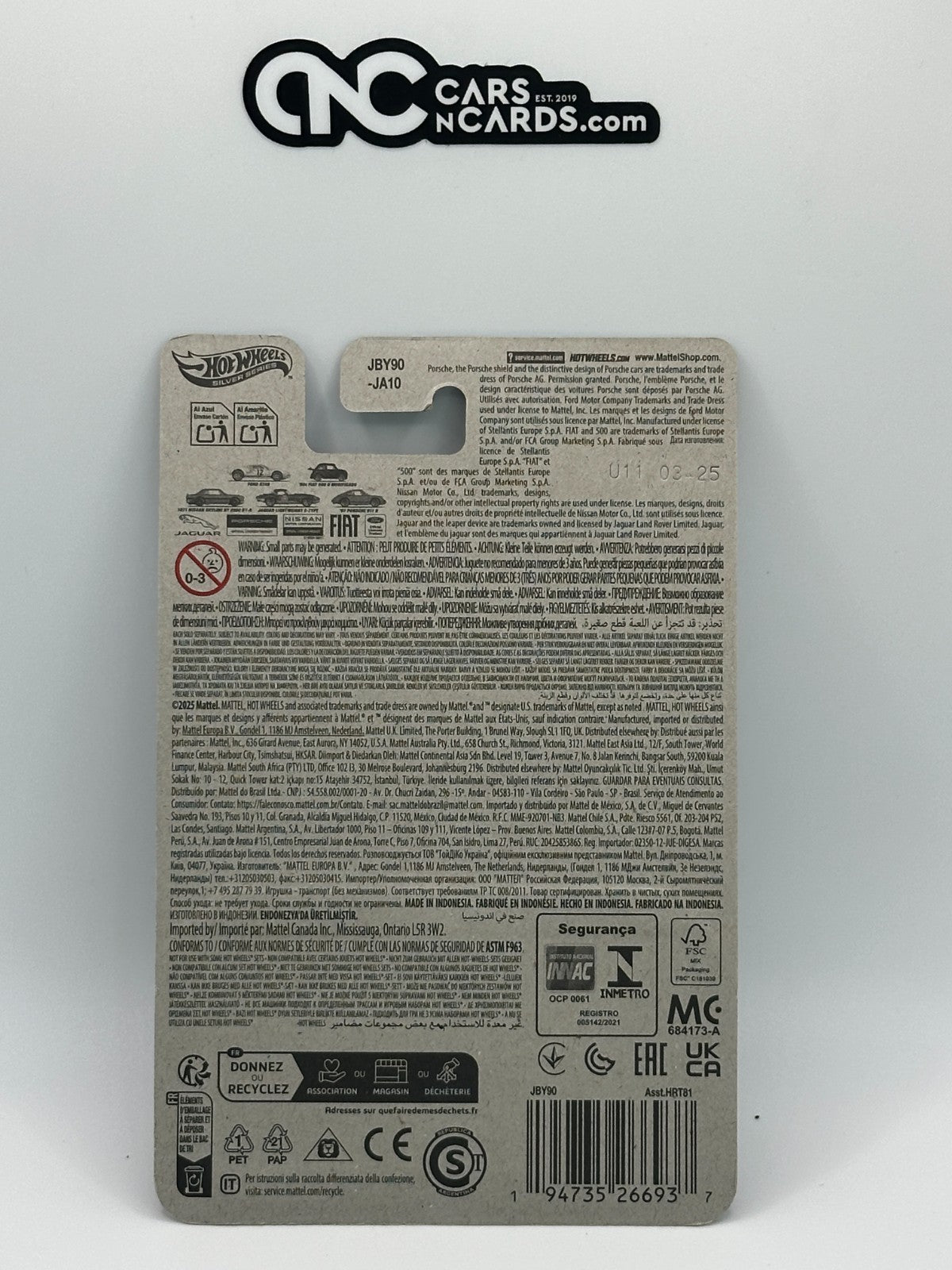 2025 Hot Wheels Silver Series National Icons 2/5 Jaguar Lightweight E-Type