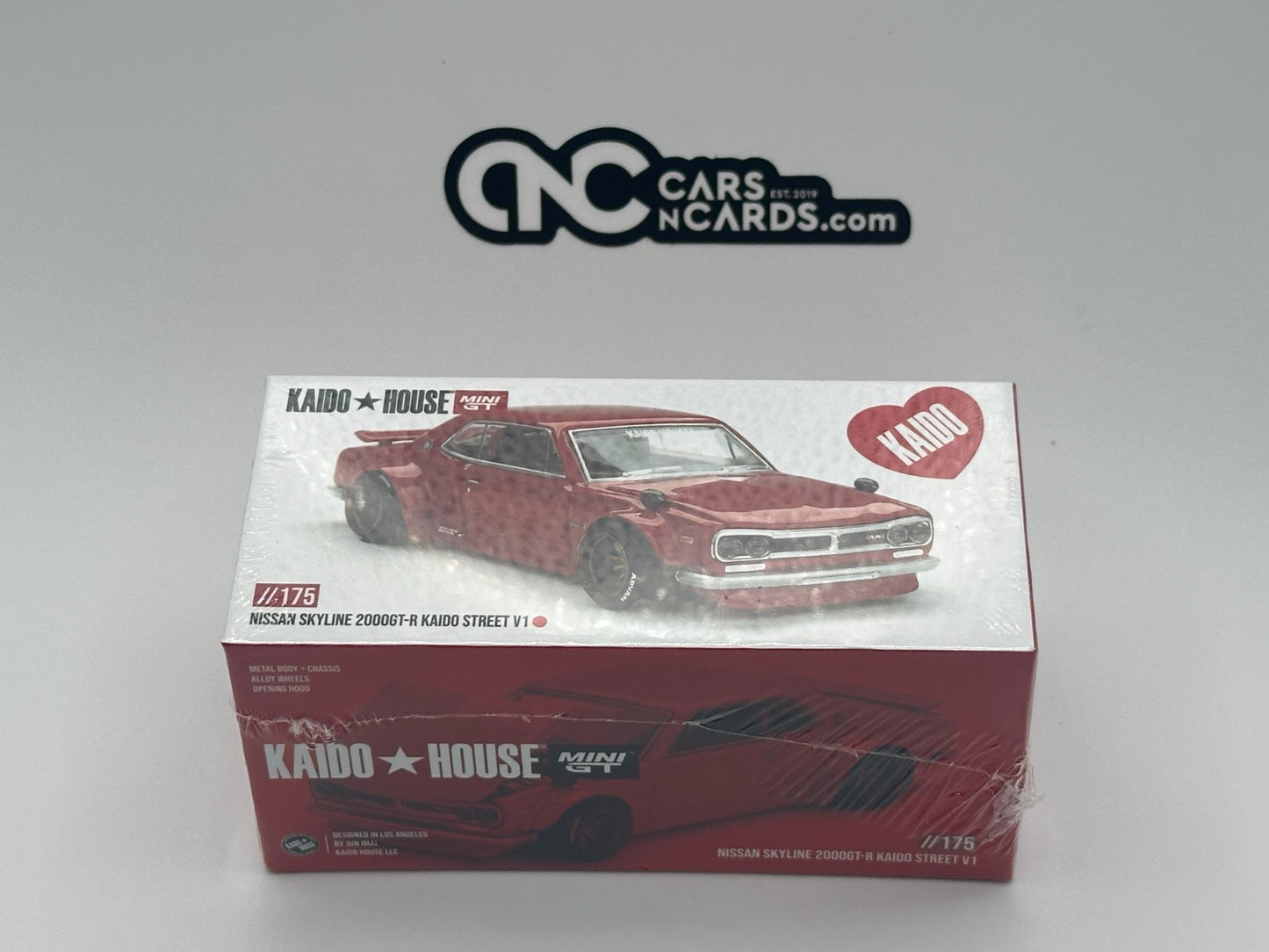 Kaido House x Mini GT 1:64 Nissan Skyline 2000GT-R (KPGC10) Red Sealed