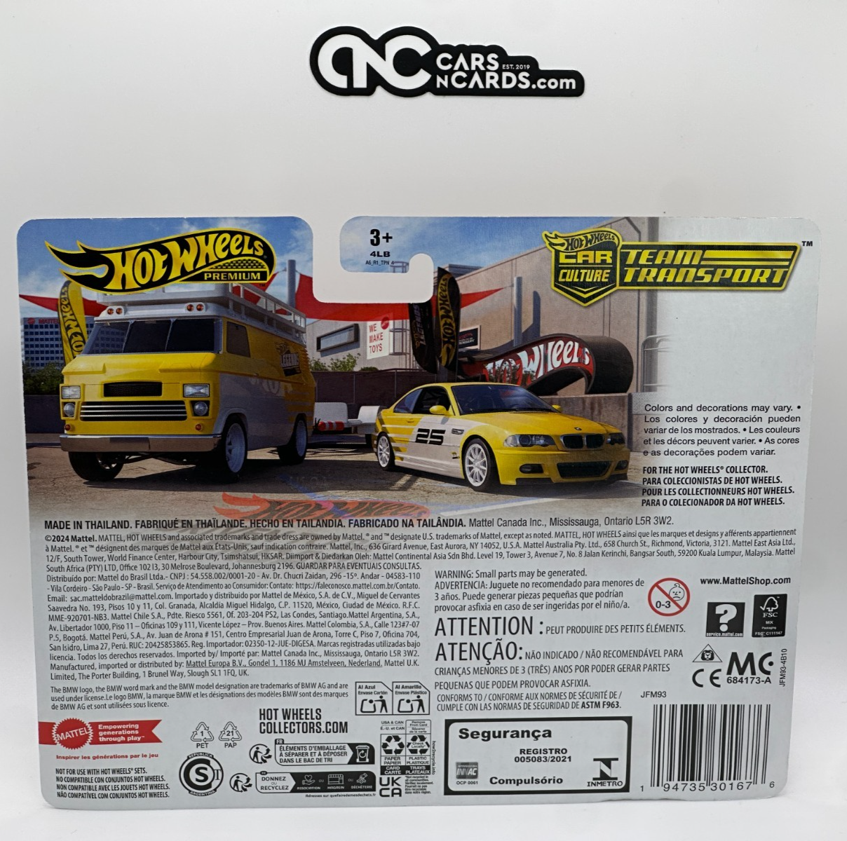 2025 Hot Wheels Premium Car Culture Legends Tour BMW M3 HW Rally Hauler