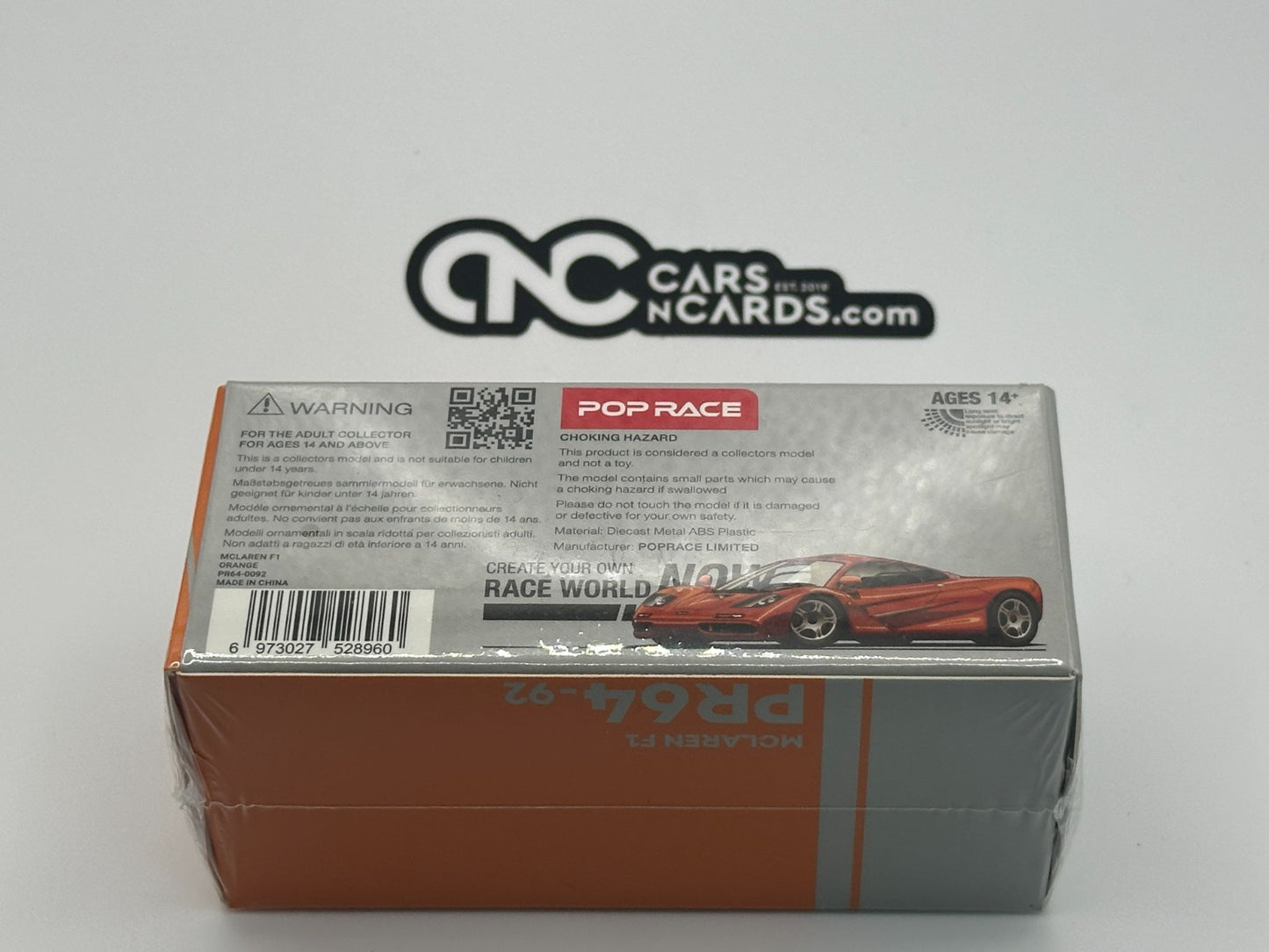 POPRACE 1:64 McLAREN F1 ORANGE PR640092