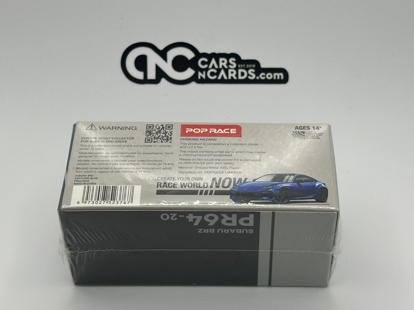 POPRACE 1:64 SUBARU BRZ SAPPHIRE BLUE PR640020