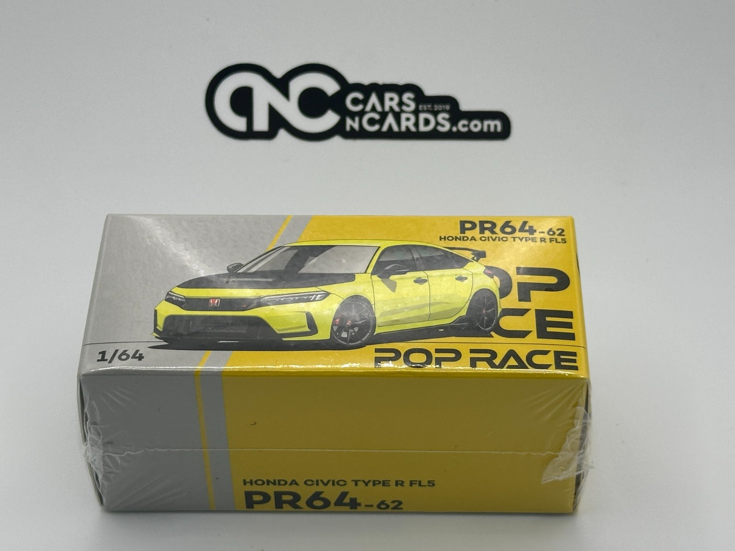 POPRACE 1:64 Honda Civic FL5 Type-R Sunlight Yellow PR640062